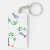 Penguin personalisiert schlüsselanhänger (Rückseite)