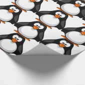 penguin - Pinguin Geschenkpapier (Ecke)