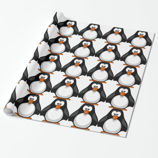 penguin - Pinguin Geschenkpapier (Ungerollt)
