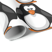penguin - Pinguin Geschenkpapier (Rolleneckpunkt)