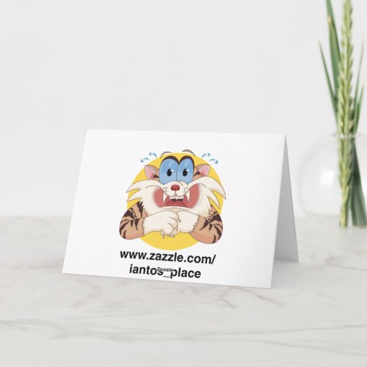 Penguin Pool Feiertagskarte (Rückseite)