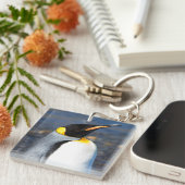 Penguin Portrait Schlüsselanhänger (Vorderseite rechts)