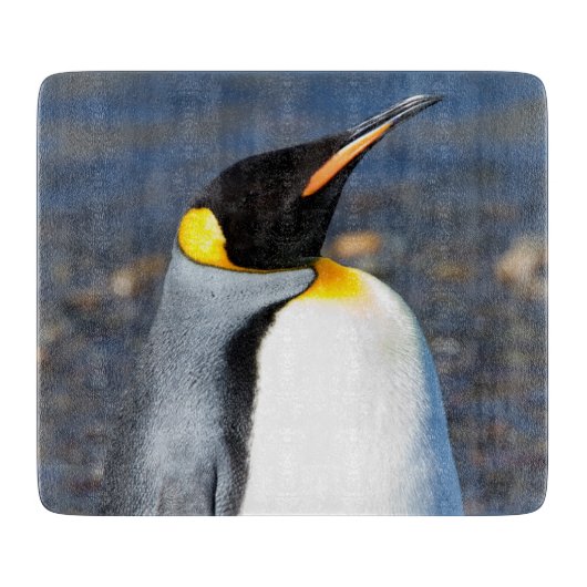 Penguin Portrait Schneidebrett (Vorderseite)