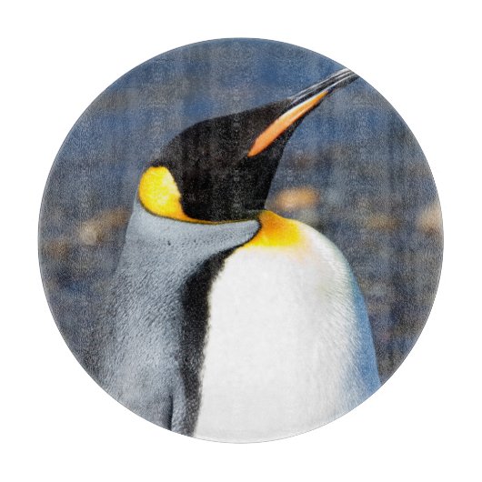 Penguin Portrait Schneidebrett (Vorderseite)