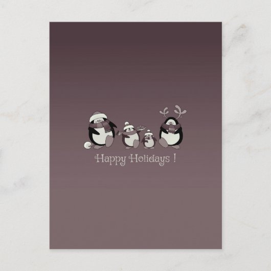 Penguin Postkarte (Vorderseite)