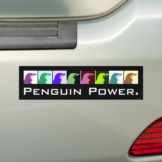 Penguin-Power-Autoaufkleber Autoaufkleber (Auf Auto)