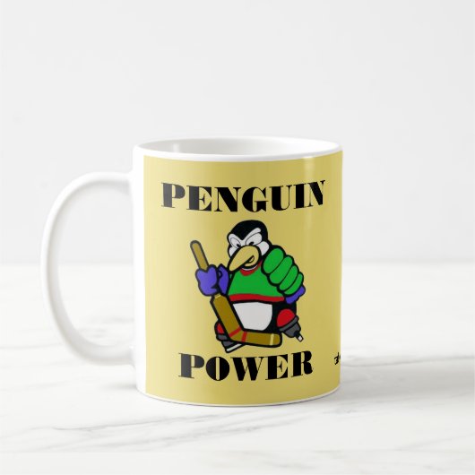 Penguin-Power Kaffeetasse (Links)