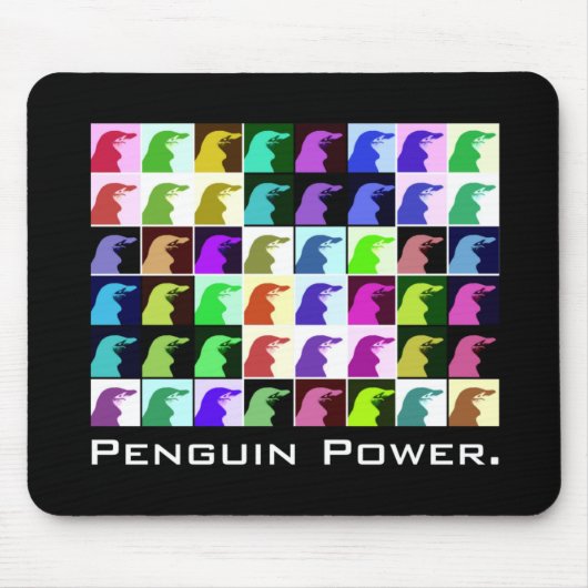 Penguin-Power Mousepad (Vorne)