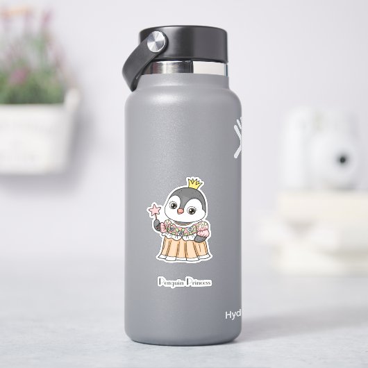 Penguin Princess Aufkleber (HydroFlask)