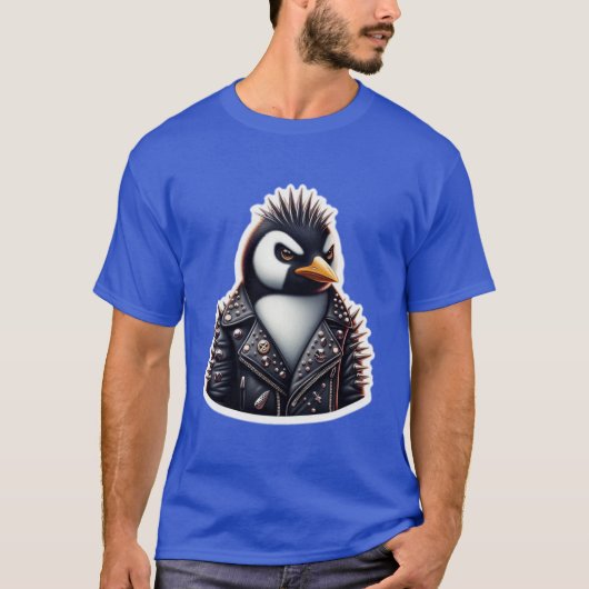 PENGUIN PUNK ROCKER 5 T-Shirt (Vorderseite)