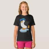 Penguin Pupil Cap School T-Shirt (Vorne ganz)