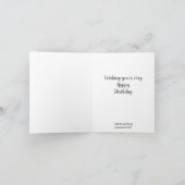 Penguin Pyramid Geburtstagskarte Karte (Innenseite)