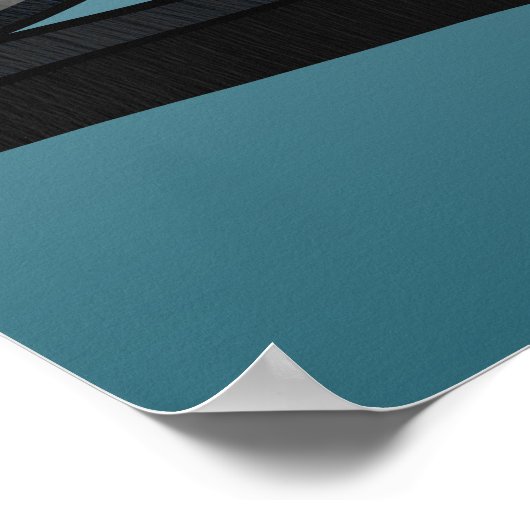 Penguin Reggae Guitar Poster (Ecke)