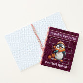 Penguin Rente Geschenke für Crocheter Mama Oma Notizblock (Innenseite)