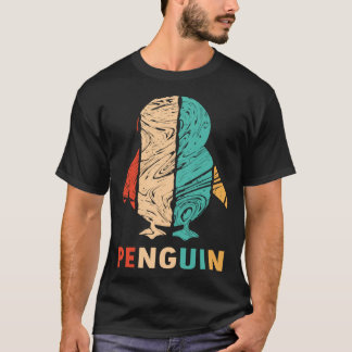 Penguin Retro Kaisersee Bird King Penguin Pengu T-Shirt