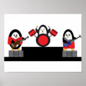 Penguin Rock and Roll Band Poster (Vorne)