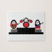 Penguin Rock and Roll Band Puzzle (Horizontal)