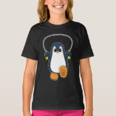 Penguin Rope Skipping Jump rope T-Shirt (Vorderseite)