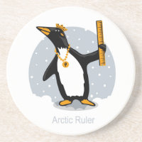 Penguin Ruler Untersetzer