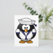 Penguin Sailor Einladungen (Stehend Vorderseite)