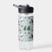 Penguin Santa Happy Frohe Weihnachtsbaumstruktur M Trinkflasche (Rechts)