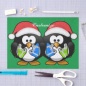 Penguin Santa Thunder_Cove Seidenpapier (Handwerk)