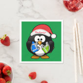 Penguin Santa Thunder_Cove Serviette (Beispiel)