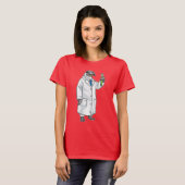 Penguin Scientist Test tube Laboratory T-Shirt (Vorne ganz)
