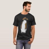 Penguin Sheriff Cowboy-Hut T-Shirt (Vorne ganz)