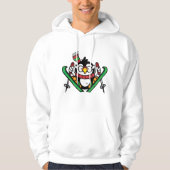 Penguin Ski Jumping Mens Hoodie (Vorderseite)