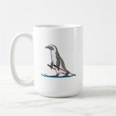 Penguin Skier Ski Kaffeetasse (Links)
