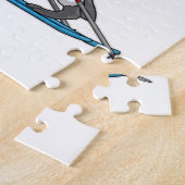 Penguin Skier Ski Puzzle (Seite)