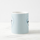 Penguin Snow Heart Kaffeetasse (Mittel)