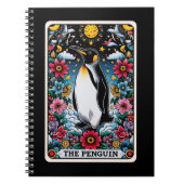 Penguin Spirit Tarot Card Notebook Notizblock (Vorderseite)