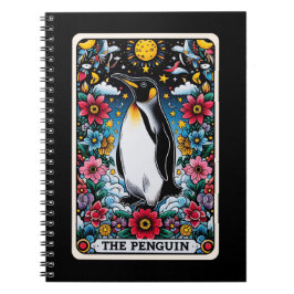 Penguin Spirit Tarot Card Notebook Notizblock