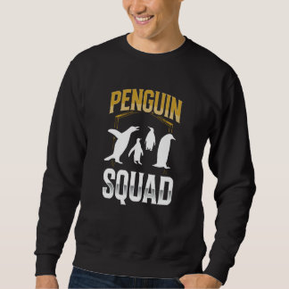 Penguin Squad Cute Animal Penguins Sweatshirt