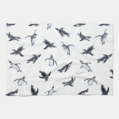 Penguin Squadron | Ocean Art Design Geschirrtuch (Horizontal)