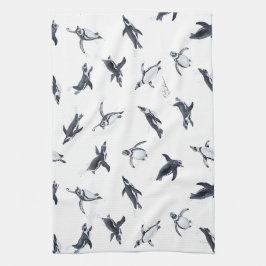 Penguin Squadron | Ocean Art Design Geschirrtuch