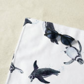 Penguin Squadron | Ocean Art Design Strandtuch (Beispiel)