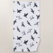 Penguin Squadron | Ocean Art Design Strandtuch (Vorderseite)