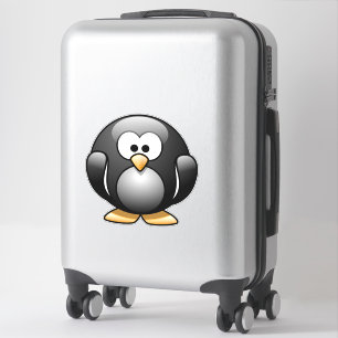PENGUIN STICKER, EXTRA GROSS DEKAL AUFKLEBER