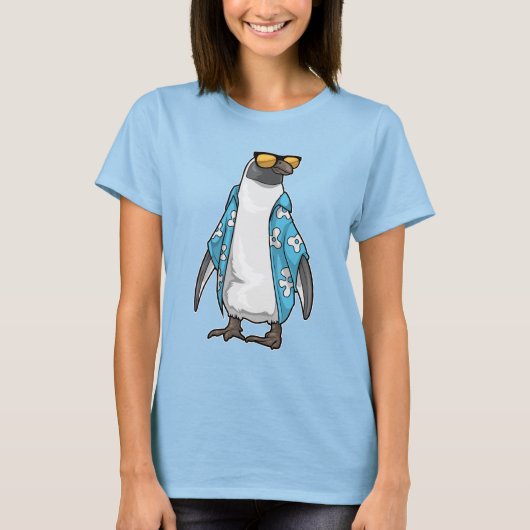 Penguin Summer Sunglasses T-Shirt (Vorderseite)
