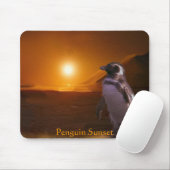 PENGUIN SUNSET Mousepad (Mit Mouse)