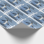 Penguin Süße Tier Funny Birthday Geschenkpapier (Ecke)