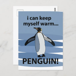 Penguin Süße Tier Funny Postkarte