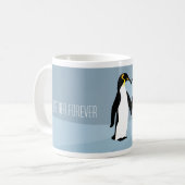 Penguin-Tasse - die perfekte Winter-Tasse für Kaffeetasse (Vorderseite Links)