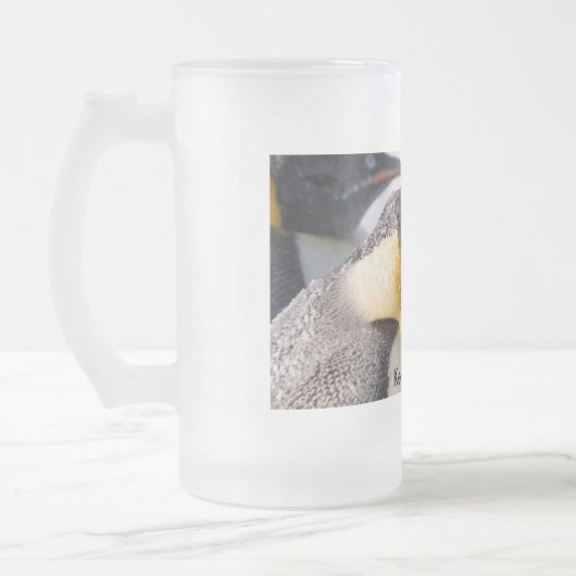 Penguin-Tasse Mattglas Bierglas (Links)