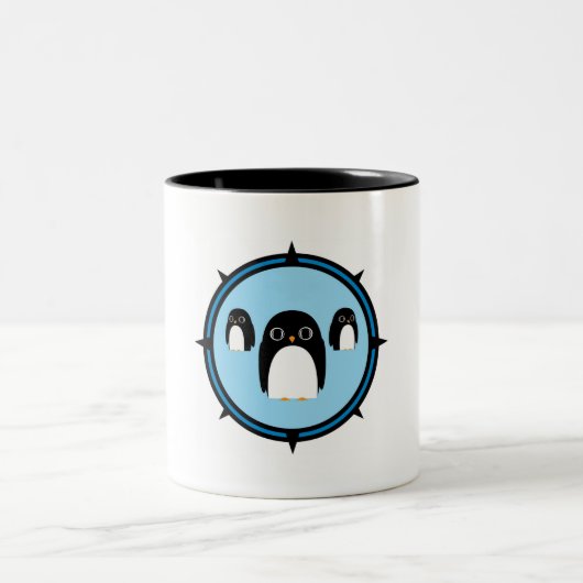 PENGUIN-TASSE ZWEIFARBIGE TASSE (Mittel)