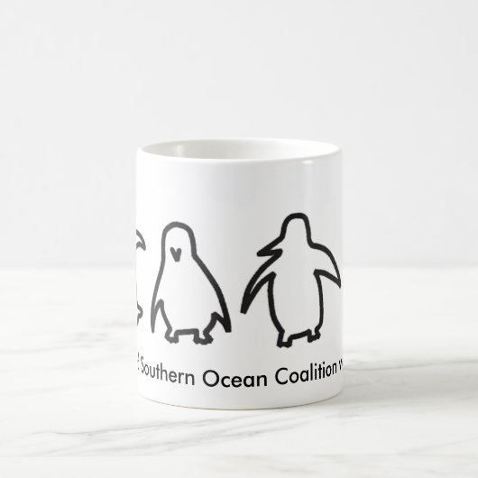Penguin-Tassen-antarktischer u. südlicher Kaffeetasse (Mittel)