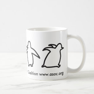 Penguin-Tassen-antarktischer u. südlicher Kaffeetasse